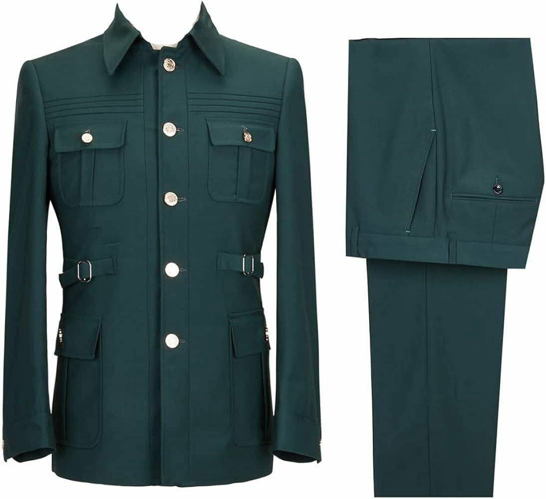 Green Safari Suit